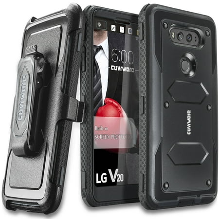 LG V20, COVRWARE [Aegis Series] with Built-in [Screen Protector] Heavy Duty Full-Body Rugged Holster Armor Case [Belt Swivel Clip][Kickstand] For LG V20, (Lg V20 Best Price)