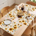 thumbnail image 5 of Summer Sunflower Placemats Set of 12, Yellow Flowers Botanical Pastoral Non-Slip Place Mats Washable Table Mats for Kitchen Dining Table Decorations Indoor/Outdoor, 5 of 9