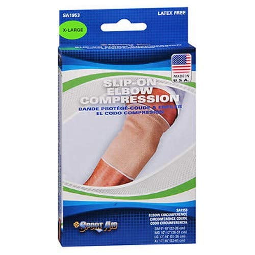 Sportaid , Attelle de Coude, à Enfiler, Beige, Très Grand - 1 Chacun