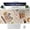 A Beige Food, variant on Two Toned Boho Desk Mat XXL Mouse Pad Large Boho Aesthetic Office Decor Desk Accessories for Women Girl Full Desk Mousepad XL Laptop Keyboard Mouse Mat Desk Pad Orange 31.5''''X15.7''''