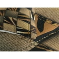 thumbnail image 2 of Ambesonne Savannah Quilted Coverlet 2 Pcs, Earthy Wildlife Patchwork, Twin Size, Black and Brown, 2 of 3