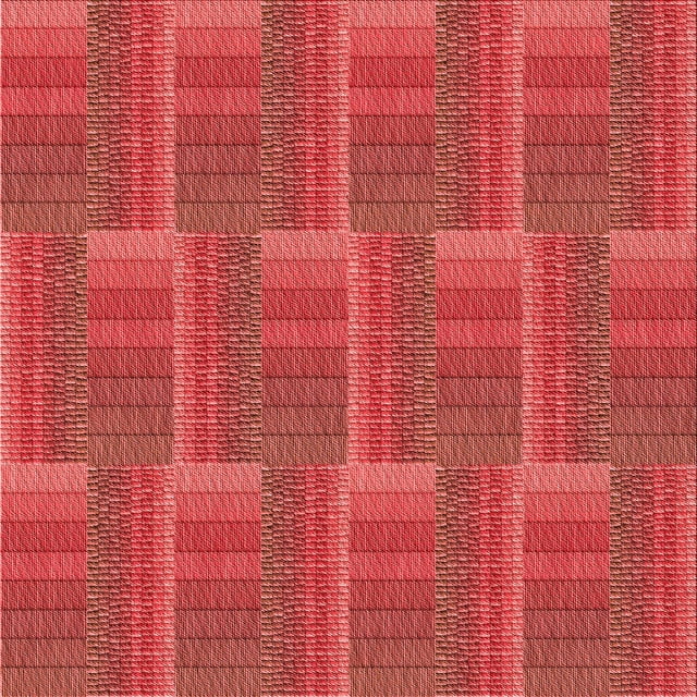 Ahgly Company Tapis d'Intérieur Lavable en Machine Carré Rouge Transitionnel, 7 Pieds Carré
