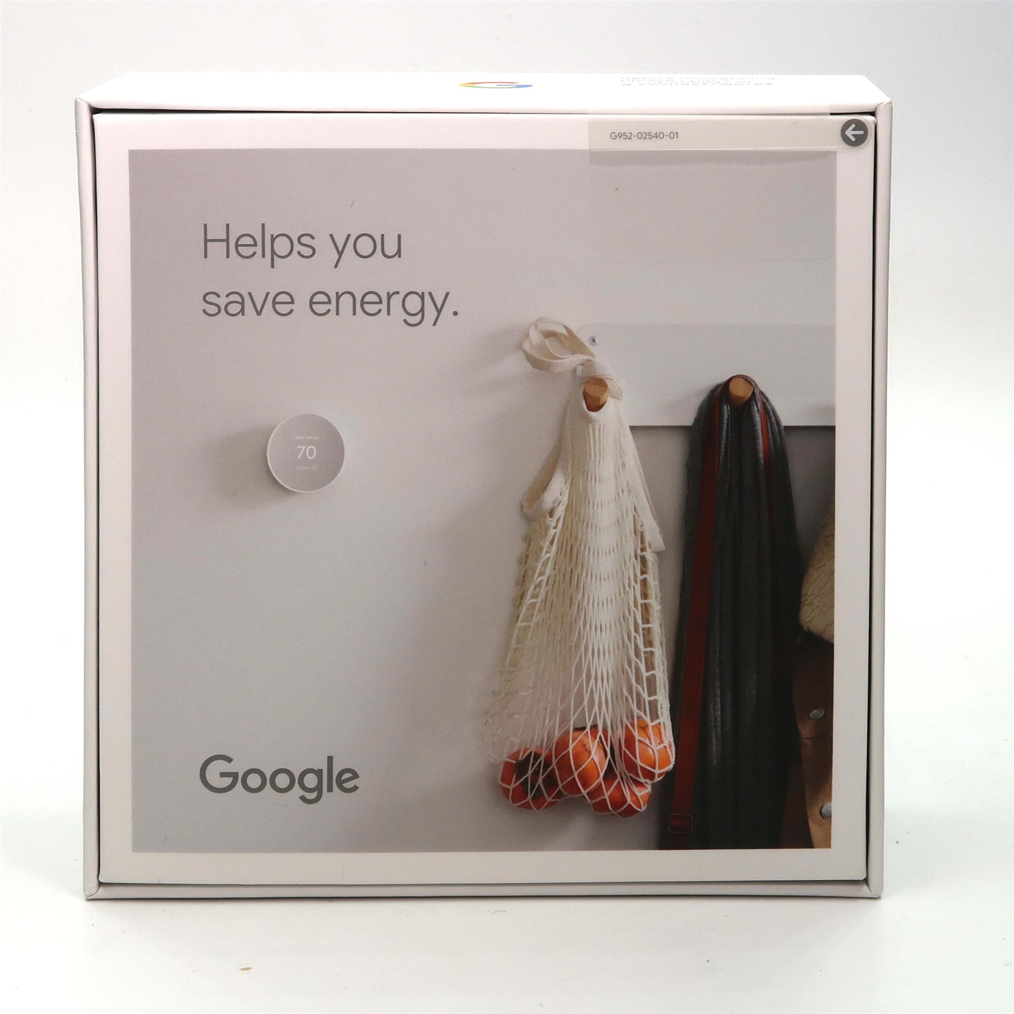 Google Nest Smart Programmable Wifi Thermostat Snow GA01334-US