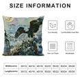 thumbnail image 5 of Orinice bald eagle Graphic Decorative Pillow Cover for Home Couch Living Room Bed Sofa 22x22in, 5 of 5