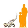thumbnail image 2 of Velociraptor Baby Razor Dinosaur Life Size Statue, 2 of 9