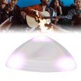 thumbnail image 2 of Glowing Guitar Pick with High Sensitivity LED Light Personalised Guitar Pick Guitar Pick Replacement with Battery For Music Lovers, Guitar Beginners (Purple), 2 of 9