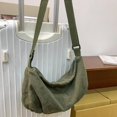 thumbnail image 3 of ZPAQI Stylish Casual Crossbody Bag Harajuku Vintage Solid Color Canvas Shoulder Bag, 3 of 21