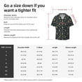 thumbnail image 5 of Kdxio Men's Hawaiian Shirt for Men Short Sleeve Shirt Gold Snowflake Christmas Tree Summer Casual Holiday Beach Button Down T-Shirts, 5 of 5