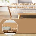 thumbnail image 2 of Braided Area Rug x Ft Washable Rugs for Entryway Throw Rugs Rubber Backed Boho Door Mat Indoor Entrance Cotton Kitchen Rugs Woven Front Door Rug for Foyer Living Room Tan/, 2 of 8