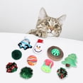thumbnail image 2 of Juguete para gatos NikouMX 10 piezas Plástico navideños, 2 of 8