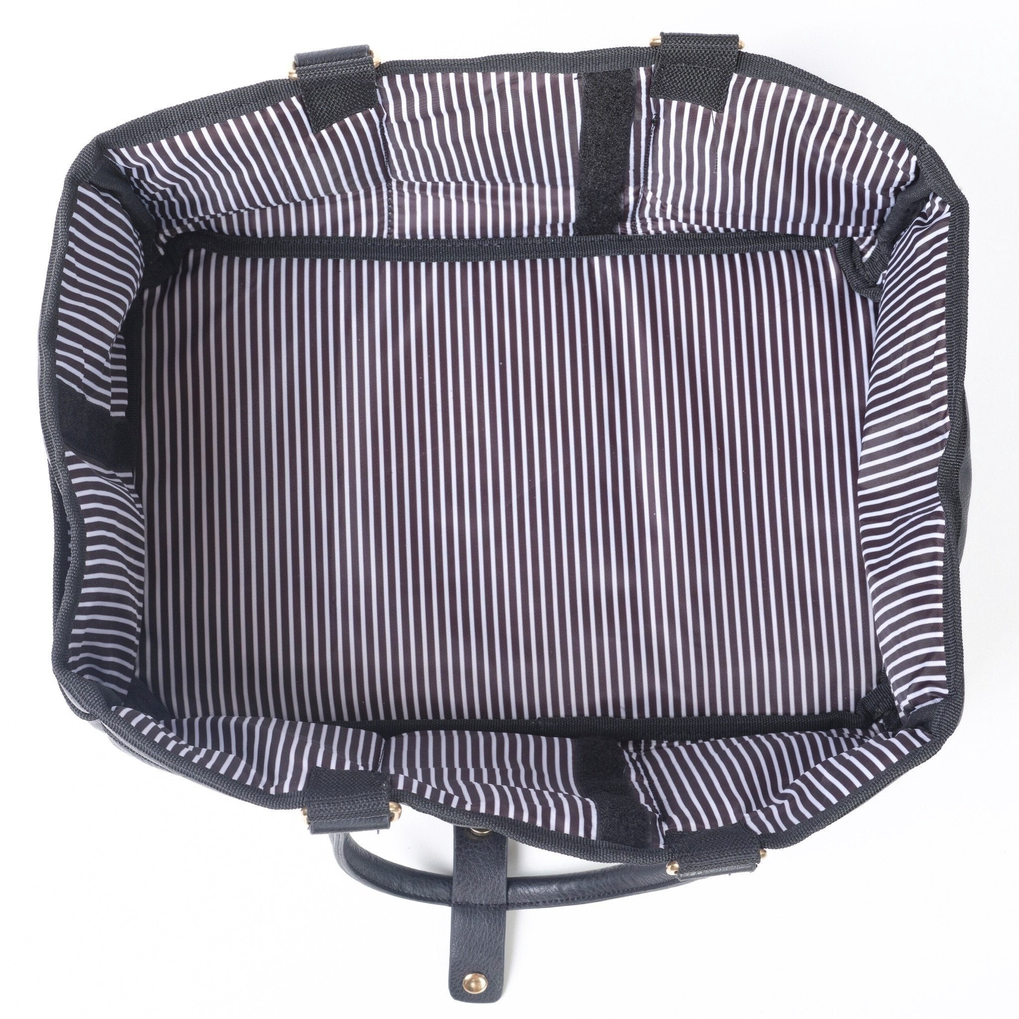 Sleepy Panda Vegan Leather with Adjustable Compartments and Exterior Pockets Stylish, Durable, and Easy-to-Carry Nursery Organizer Diaper Caddy