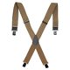 thumbnail image 1 of WOLVERINE Tirantes para Hombre Tirantes Industriales para Pantalones Hechos en Estados Unidos de Nylon y Cuero Castaño, 1 of 1