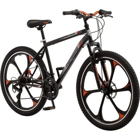 Mongoose Mack Mag Wheel Mountain Bike, 26-inch wheels, 21 speeds, men's frame,