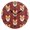 Black, variant on Background Corgi Face Pattern Wall Clock 10in Round Artistic Oil Painting Home Decor Desk Table Clock