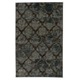 thumbnail image 2 of Contemporary Home Living 2' x 3' Rectangular Damask Area Throw Rug - Gray and Blue, 2 of 7