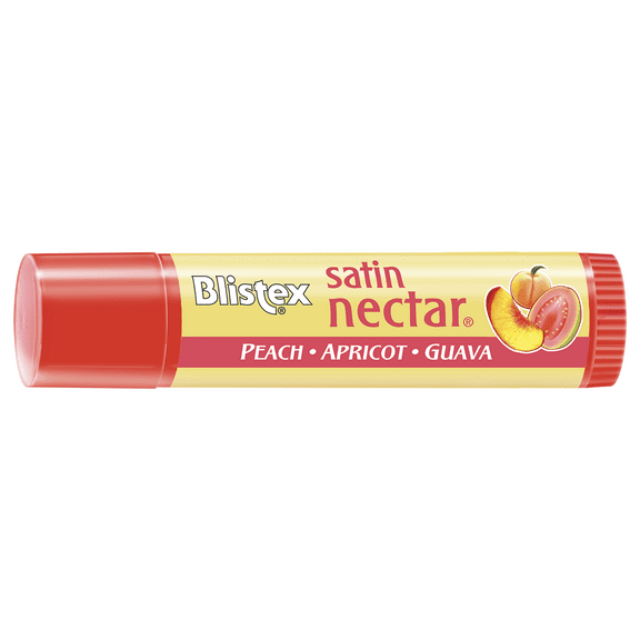 Blistex Satin Nectar Peach Apricot Guava, 0.15 oz, One Count