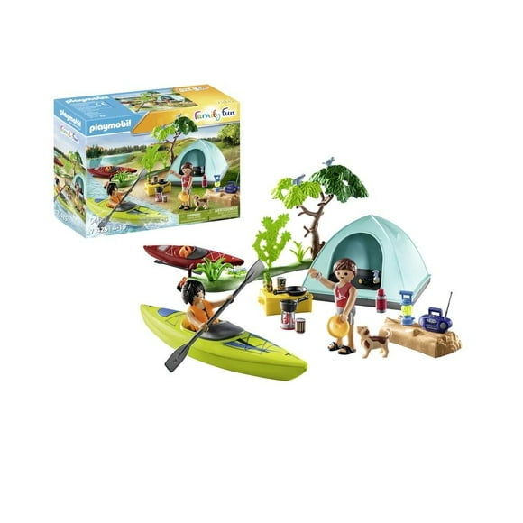 Set de Juego Playmobil Camping con hoguera 54 Piezas