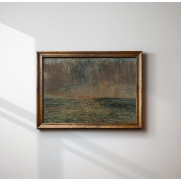 Vintage Coastal Print, Preppy Coastal Wall Art, Cottagecore Decor, Wall Art, Printed And Shipped Poster Decor, Unframed Poster Size 8x12