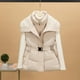 thumbnail image 1 of Chaquetas y abrigos casuales sin mangas y sin capucha para mujer, chaqueta fina de plumón con cuello alto, sin mangas, ajustada, ligera, con bolsillo y cremallera, abrigo de poliéster para mujer, 1 of 9