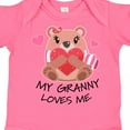 thumbnail image 4 of Inktastic My Granny Loves Me Bear and Hearts Boys or Girls Baby Bodysuit, 4 of 5