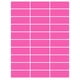 thumbnail image 1 of 240 etiquetas de colores, etiquetas rectangulares codificadas por colores, varias pegatinas rosas, escritura en la etiqueta del nombre, etiqueta, etiqueta de carpeta, oficina en casa, útiles escolares, 1 of 5