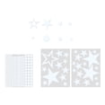 thumbnail image 1 of Pegatinas luminosas Bearachild 435 piezas fluorescentes estrellas papel adhesivo PVC 77GAzul435pcs, 1 of 6