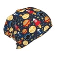 thumbnail image 2 of Honeii Colorful Astronomy Print Kids Knit Beanie Watch Hat ,Knit Cap for Boys and Girls, 2 of 7