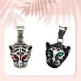 thumbnail image 4 of Jumpingount Piezas de collar colgante Collares Fabricación Accesorio de amuleto de la suerte Joyas Cuentas de moda Joyas para colgantes Cool Accesorios de disfraces Ojos verdes Jumpingount AP016607-02, 4 of 6