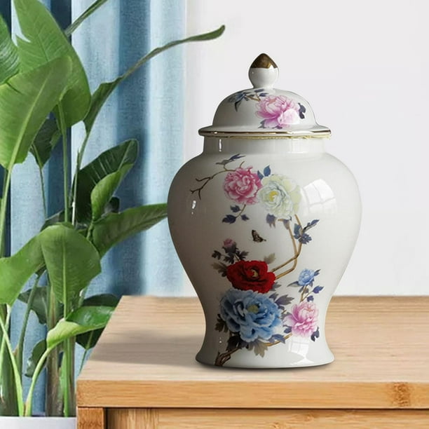 Japanese Style White Ceramic Flower Vase