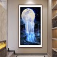 thumbnail image 4 of Wdftyju Kit de pintura de diamante redondo completo de dibujo de diamantes de imitación de cascada de luz de luna DIY 5D Wdftyju 5qy9bt3nv3rq3em3, 4 of 9