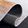 thumbnail image 6 of SAFAVIEH Tacoma Mike Traditional Machine Washable Area Rug, Grey/Rust, 6' x 6' Round, 6 of 9