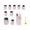 Pink, variant on 9 PCS Stainless Steel Mini Cookie Cutters, Multi-Shape Sandwich & Fruit Molds Including Dinosaur, Heart, Star, Round and Flower, Vegetable Cutting and Baking Creation