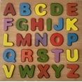 thumbnail image 1 of DPTALR Wooden Children Is Early Education Building Blocks Letter Number Shape Color Kindergarten Puzzle Board Matching Puzzle Toys, 1 of 1