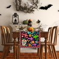 thumbnail image 3 of Linen Day of The Dead Table Runner Dia De Los Muertos Tablecloth Mexican Altar De Muertos Sugar Skull Decorations and Supplies for Home Table-13.8×71'''', 3 of 5