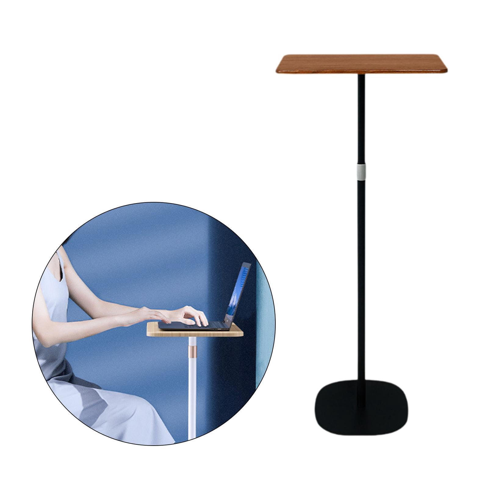 Wzmzjy Laptop Floor Stand Height Adjustable Computer Desk Easy to Install Multifunction Black