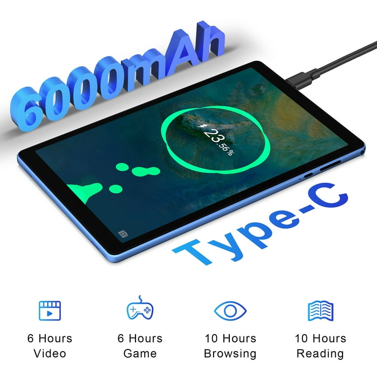 WeTap 10 inch Android 12 Tablet, 2GB RAM, 32GB Storage, WIFI 6