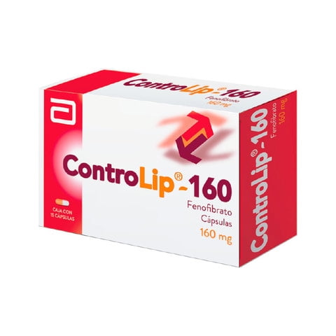 ControLip 160 mg, 15 cápsulas