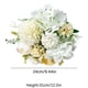 thumbnail image 3 of Adorno floral de imitación para bodas, ideal para fotografía, decoración del hogar. Carrito metálico con ruedas, base de madera, diseño de 2 niveles, plegable y portátil. Flores de resina de, 3 of 8