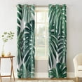 thumbnail image 3 of Turtle Tropical Palm Leave Summer Hawaii Window Curtains Outdoor Kitchen Drapes Indoor Decor Kids Window Trea, 3 of 5