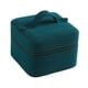 thumbnail image 2 of Caja organizadora de joyas de pana, vitrina organizadora, caja de del tesoro con Verde, 2 of 8