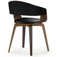 thumbnail image 6 of Simpli Home Lowell Bentwood Dining Chair in Black Vegan Faux Leather, 6 of 11