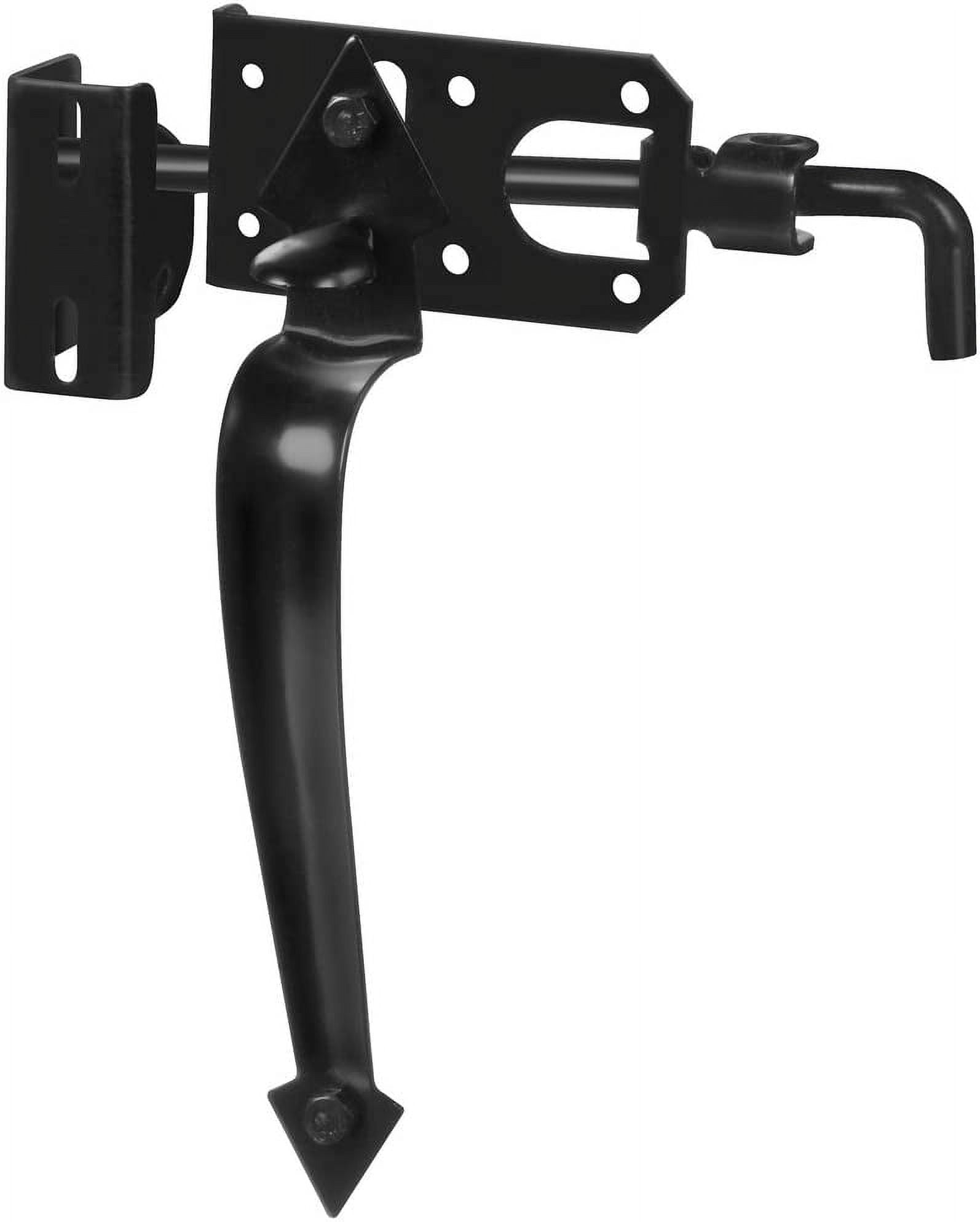 National Hardware N178-616 3" Black Ornamental Gate Latch