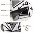 thumbnail image 6 of Red Black Geometric Area Rugs 2.7'x5', Washable Small Throw Rugs for Kitchen Bedroom, Abstract Art Modern Line Indoor Outdoor Rug Non-Slip Low Pile Carpet Runner Reversible Floor Mats, 6 of 8