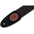 thumbnail image 2 of Levy's Leathers MSSC8-XL-BLK Signature Series Cotton XL Guitar Strap, Black, 2 of 4