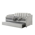 thumbnail image 2 of ACME Peridot Daybed & Trundle (Twin Size), Dove Gray Velvet (1Set/2Ctn) 39410, 2 of 3