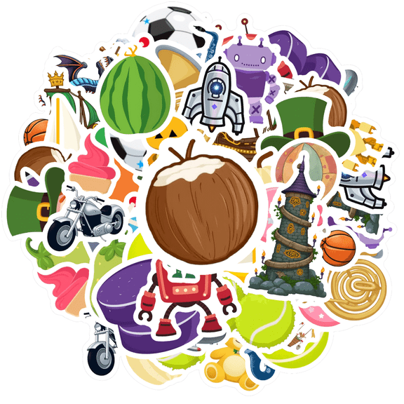 35pcs-50pcs Colorful Stickers Adventure Stickers Fun Stickers for Laptops Notebooks Suitcases