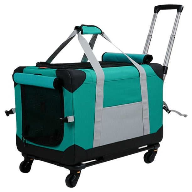 Labymos Pet Rolling Carrier Pet Carrier with Removable Wheels
