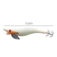 thumbnail image 2 of Anzuelo de pesca con plantilla de calamar luminoso, anzuelos de pulpo en forma de camarón, 2 of 7