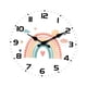 thumbnail image 3 of Reloj de pared nórdico, reloj colgante para decoración del hogar, cocina y tiempo silencioso 30 cm, 3 of 8