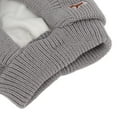 thumbnail image 3 of Gorro tejido con orejas de conejo para mascotas, protección contra el ruido, orejeras cálidas para el cuidado de perros, sombrero para perros grandes, 3 of 8